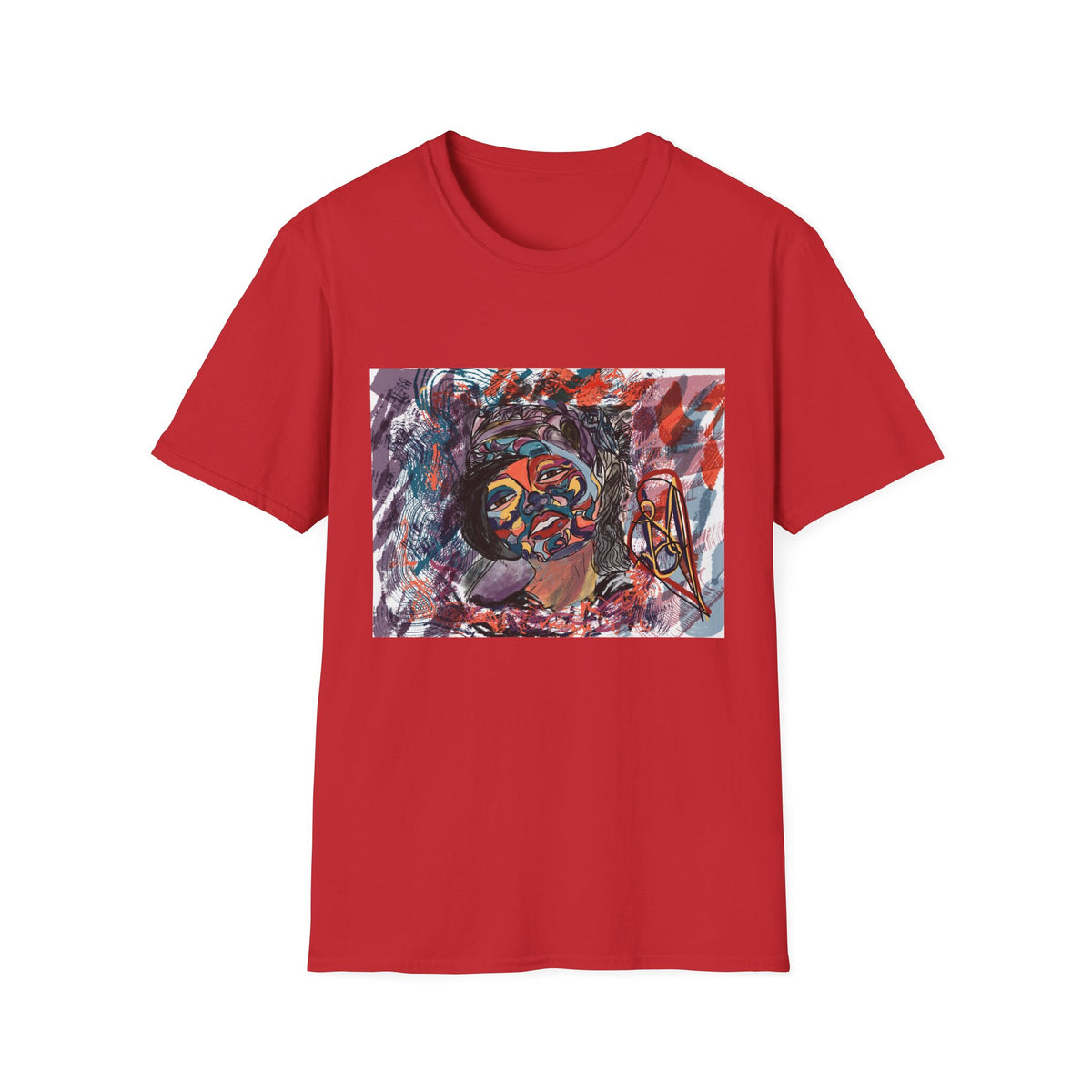 Deja in Blue Tee (Gildan 64000) - JCasso