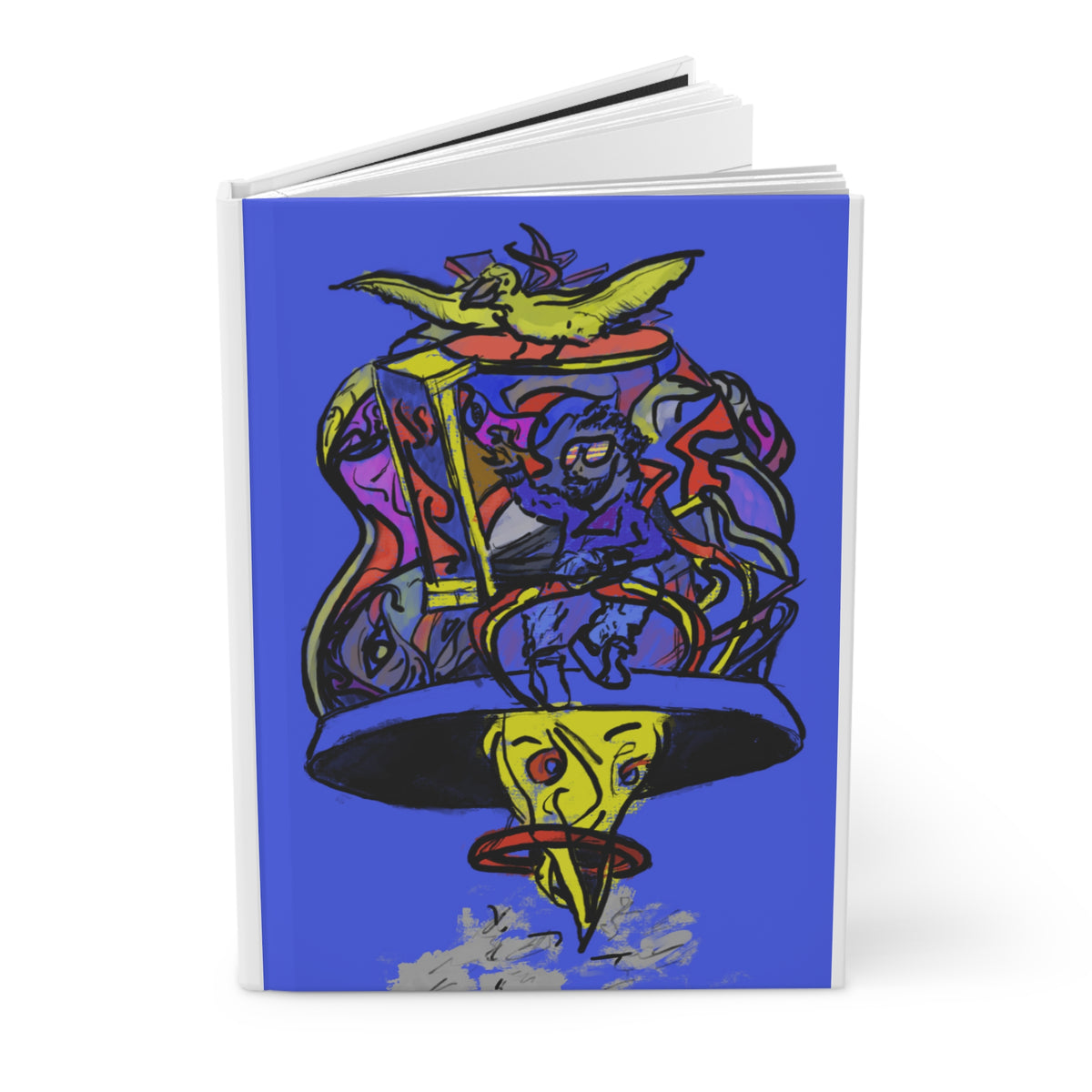 J.Casso in the Mind Machine — Hardcover Journal - JCasso