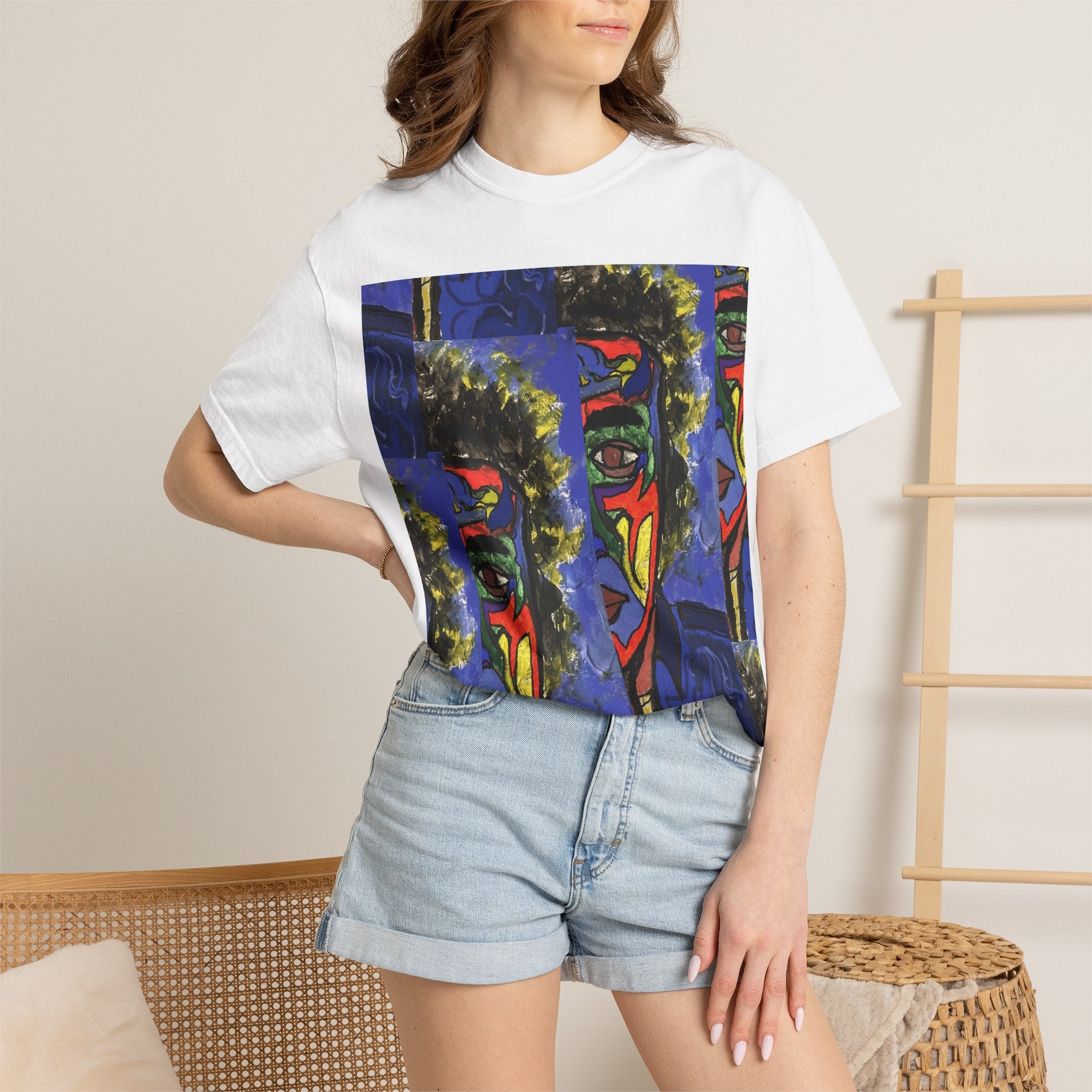 Fractured Gaze — Grid Tee