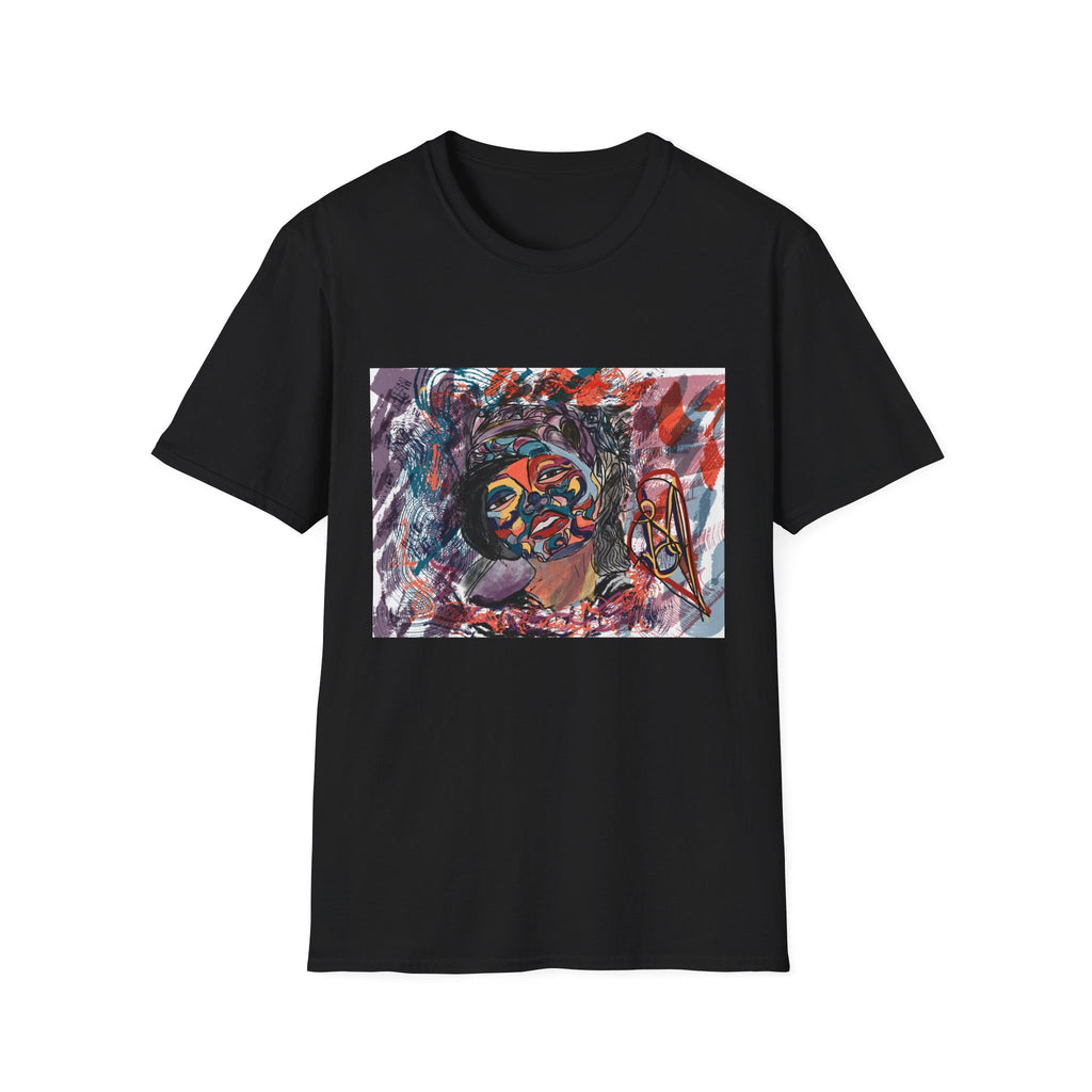 Deja in Blue Tee (Gildan 64000)