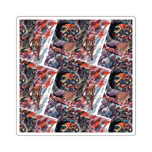 Deja in Blue (Tile) Sticker
