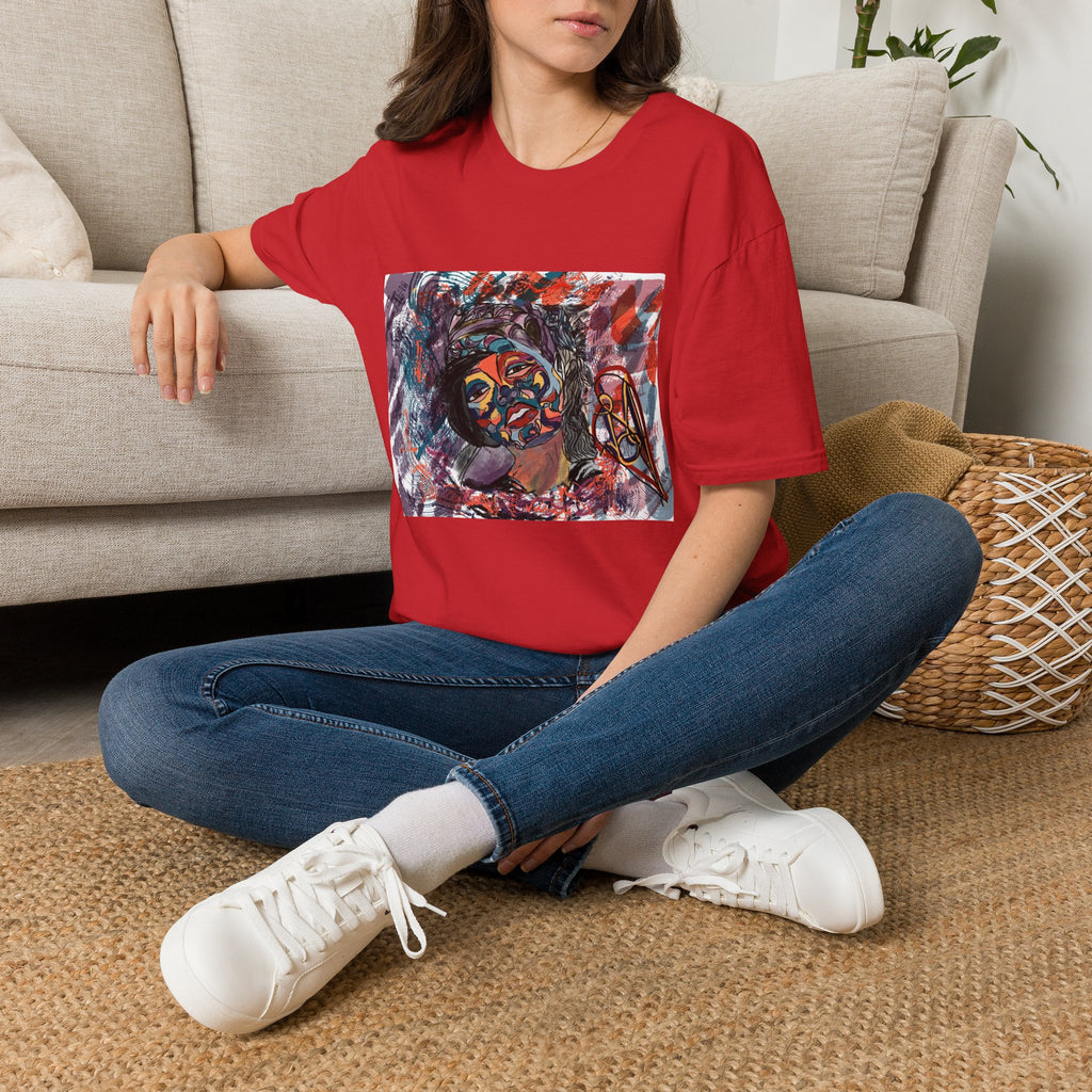 Deja in Blue Tee (Gildan 64000)
