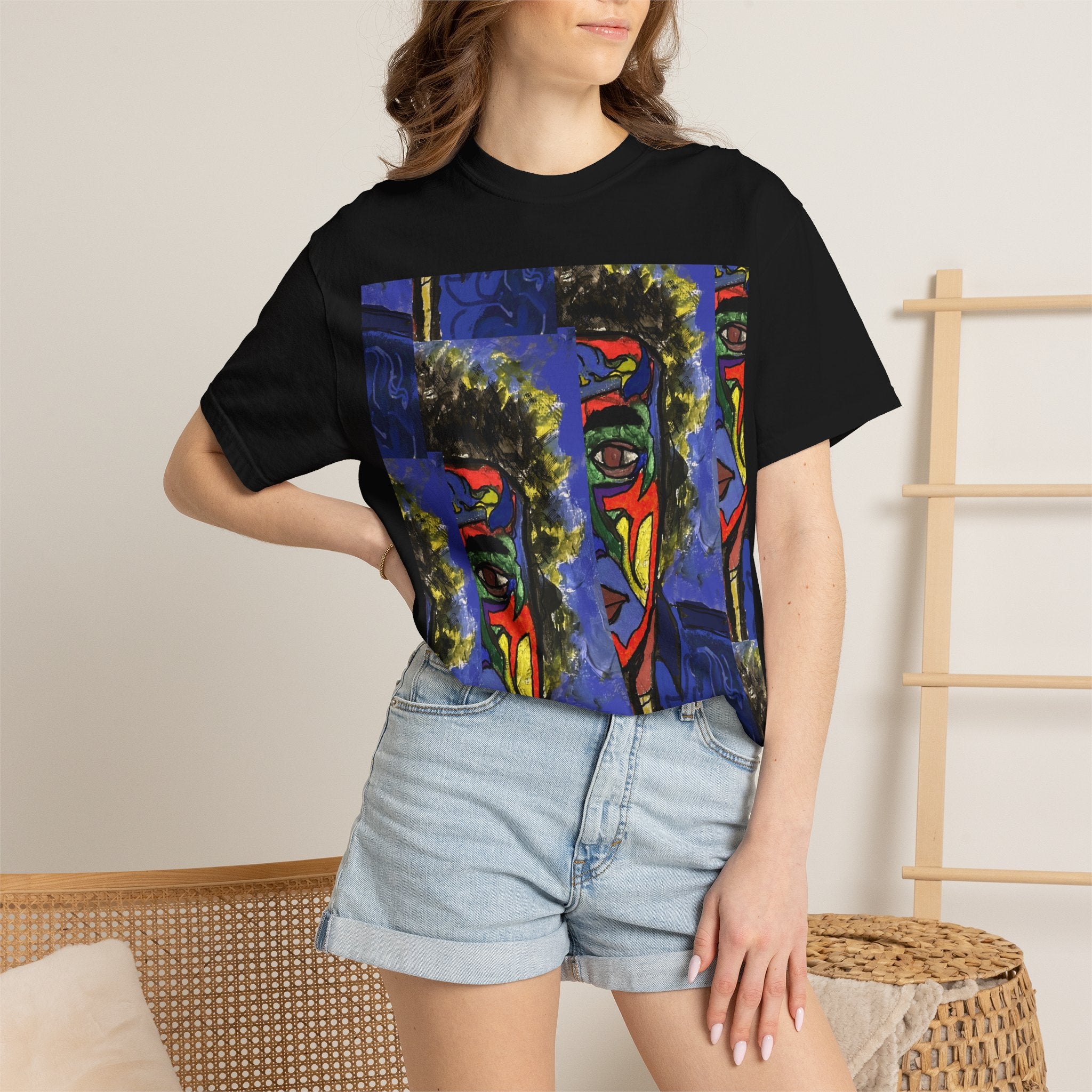 Fractured Gaze — Grid Tee