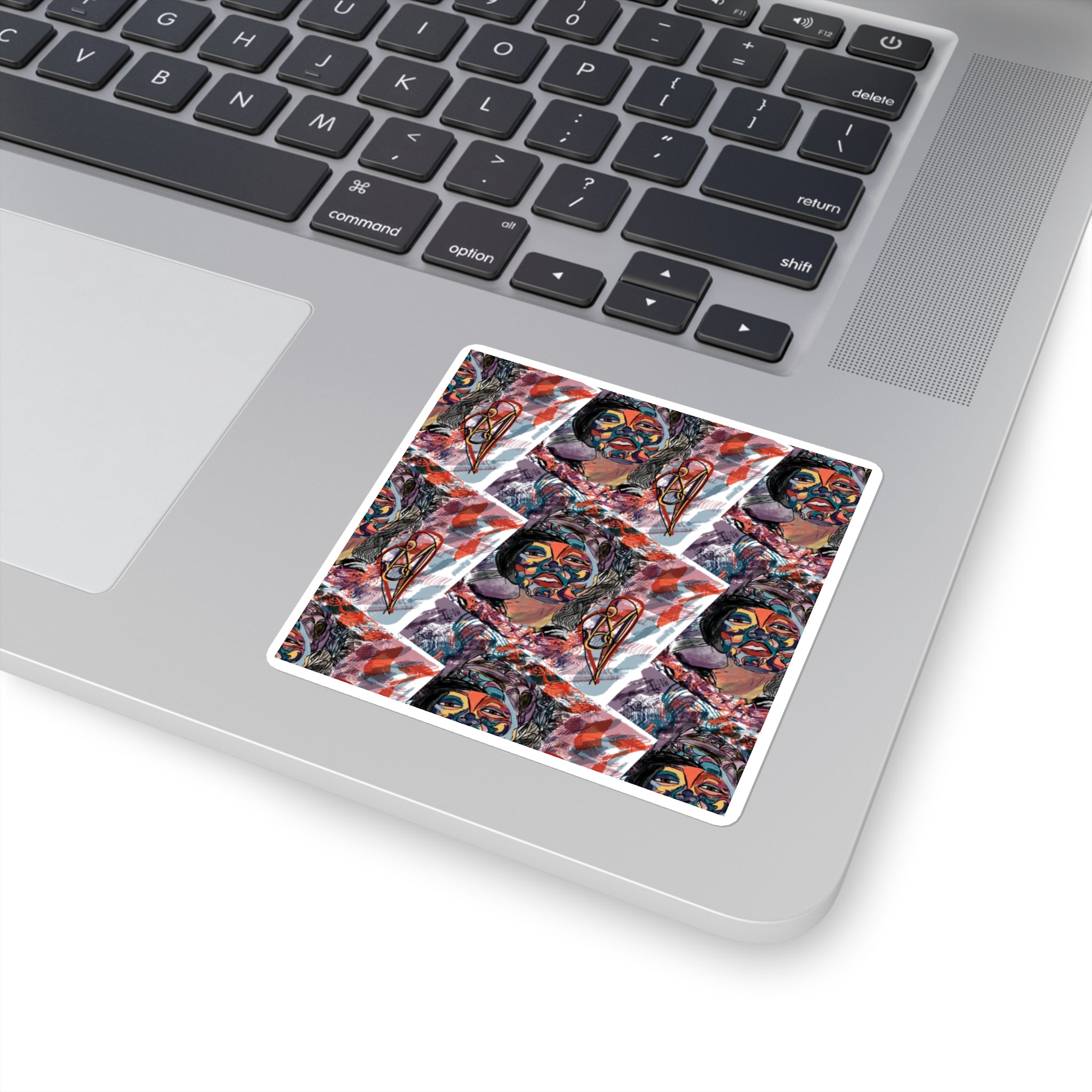 Deja in Blue (Tile) Sticker