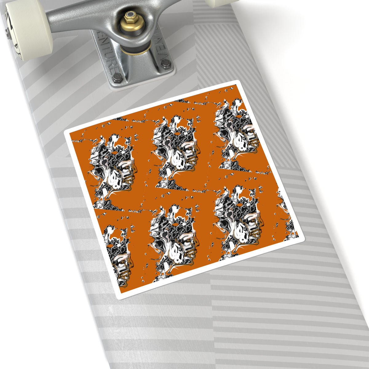 Fractured King — Grid Sticker - JCasso
