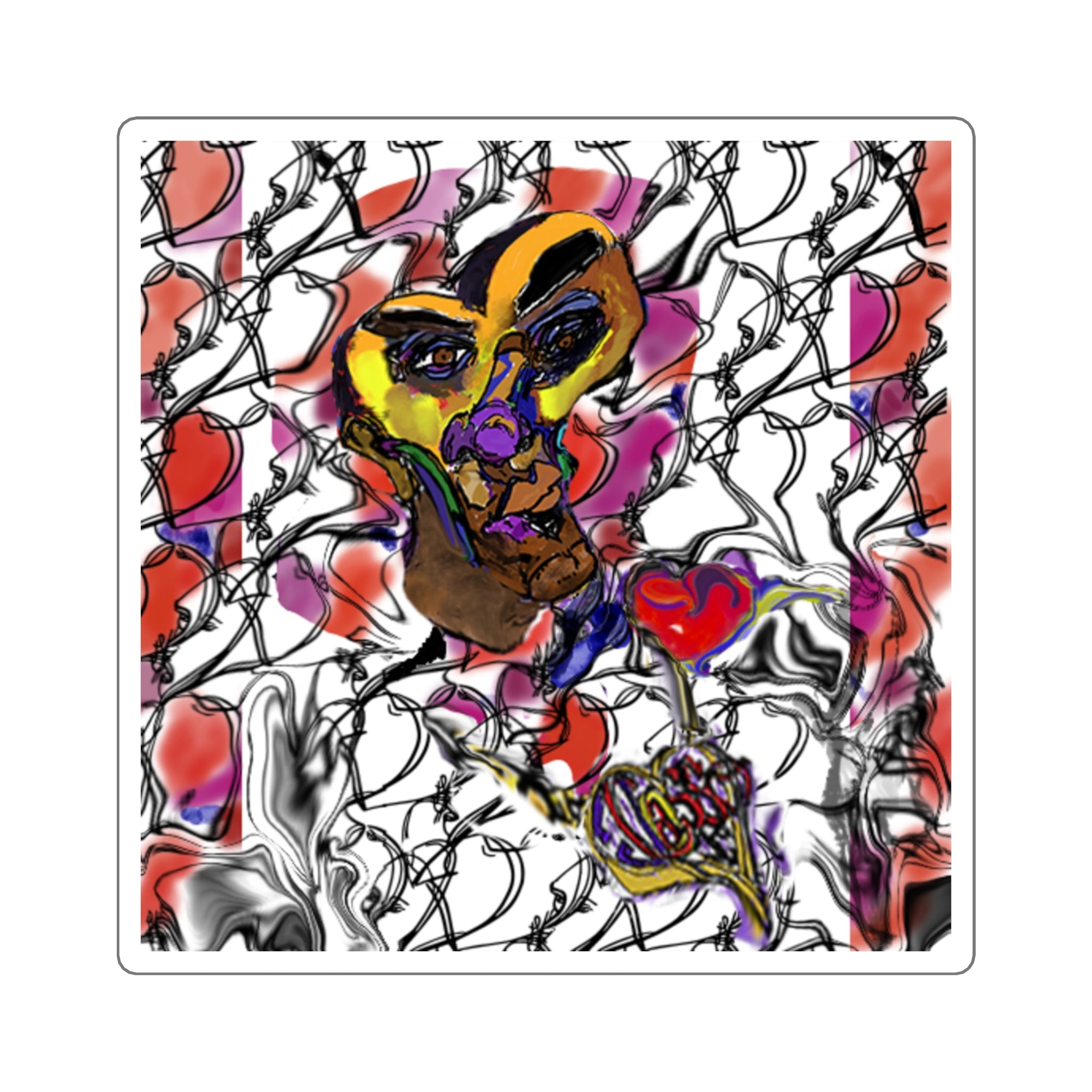 KingCasso Sticker