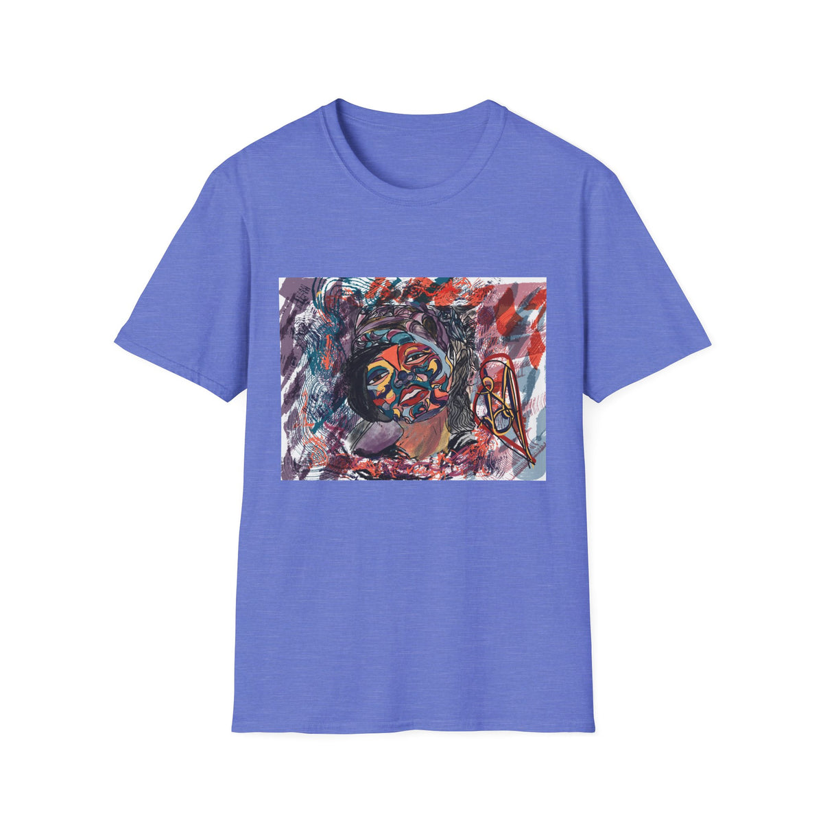 Deja in Blue Tee (Gildan 64000) - JCasso