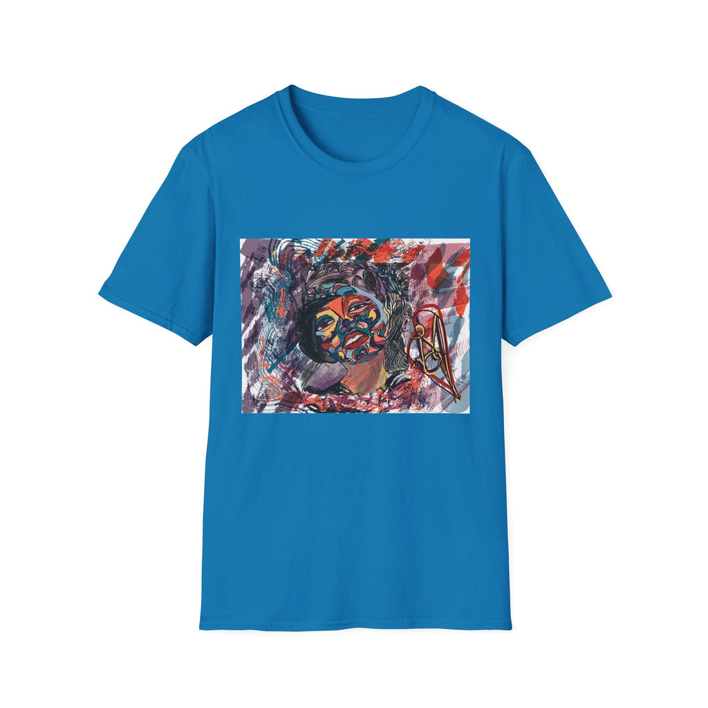 Deja in Blue Tee (Gildan 64000) - JCasso