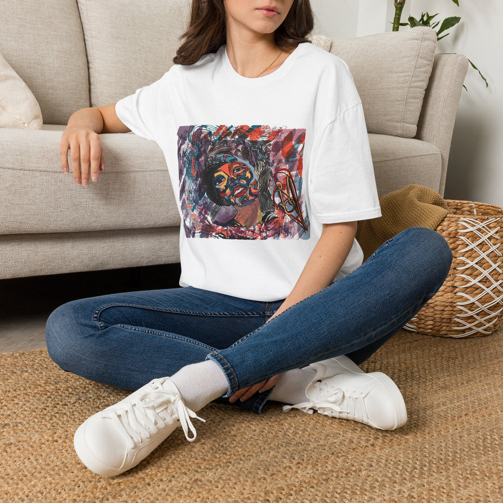 Deja in Blue Tee (Gildan 64000)